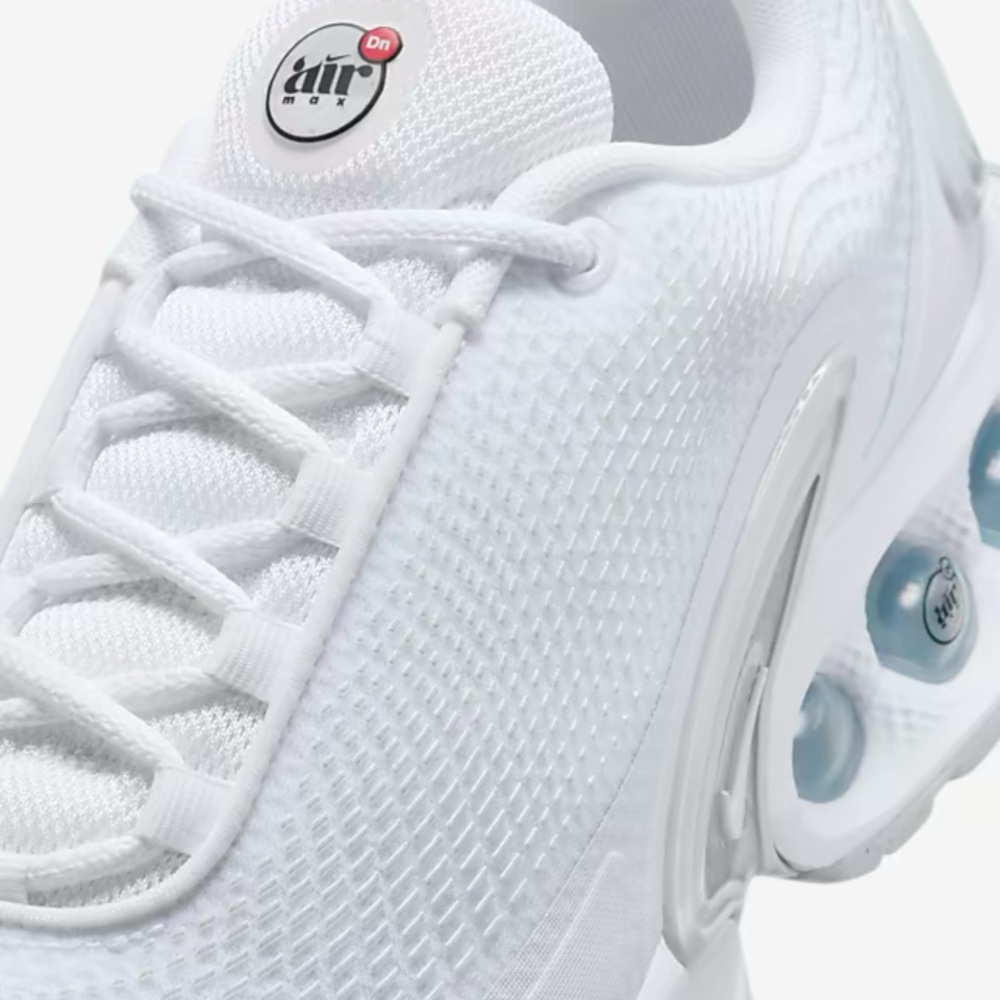 Nike Air Max Dn White/White/Metallic Silver FJ3145-102 - Picture 7 of 8